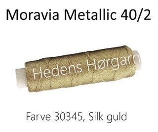 Moravia Metallic 40/2 farve 30345 silk guld